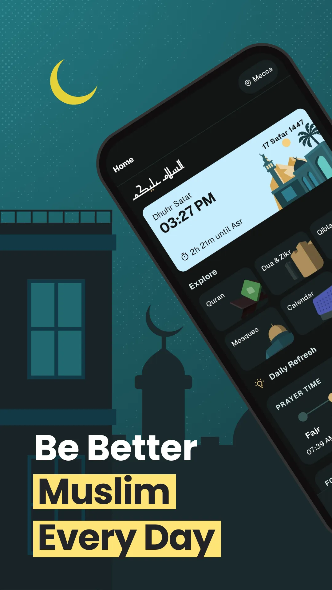 Sadiq: Prayer, Qibla, Quran | Indus Appstore | Screenshot