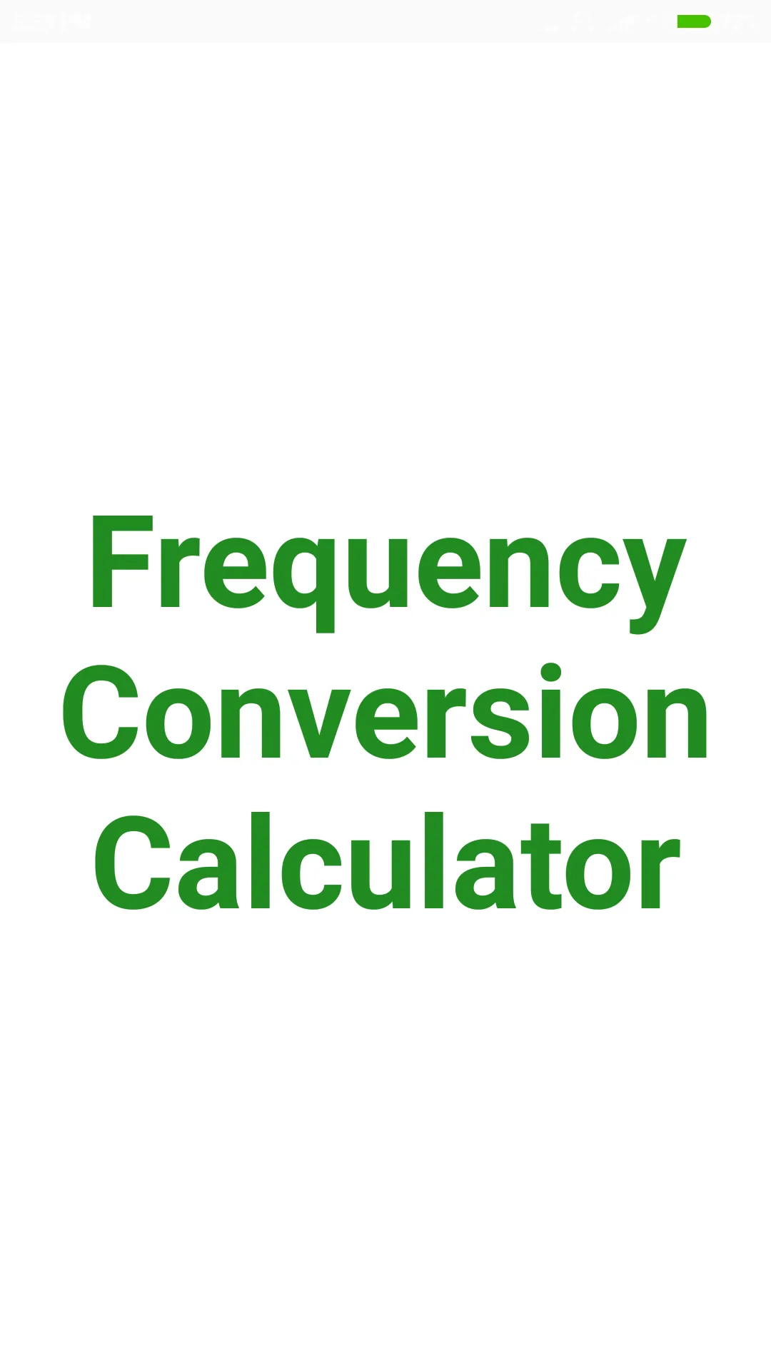 Frequency Converter | Indus Appstore | Screenshot