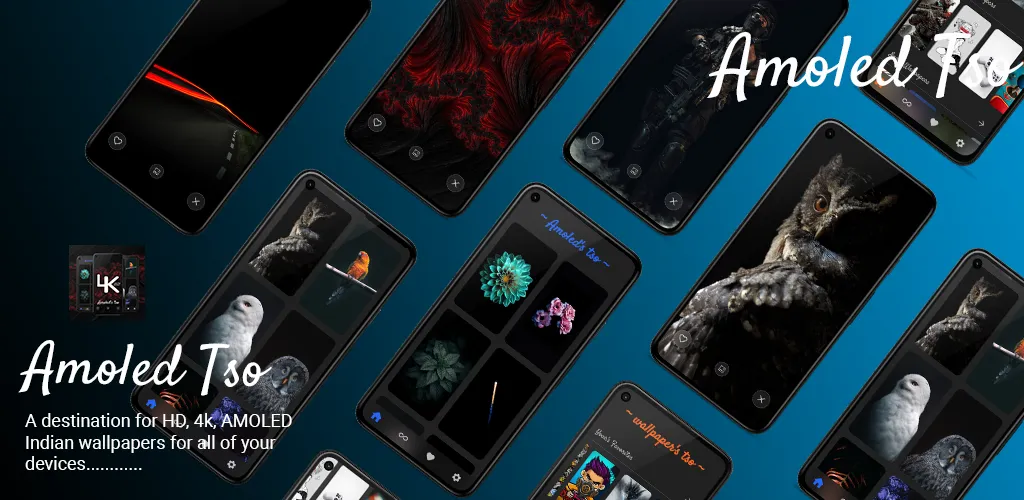 Amoled Dark Wallpapers HD 4K - | Indus Appstore | Screenshot