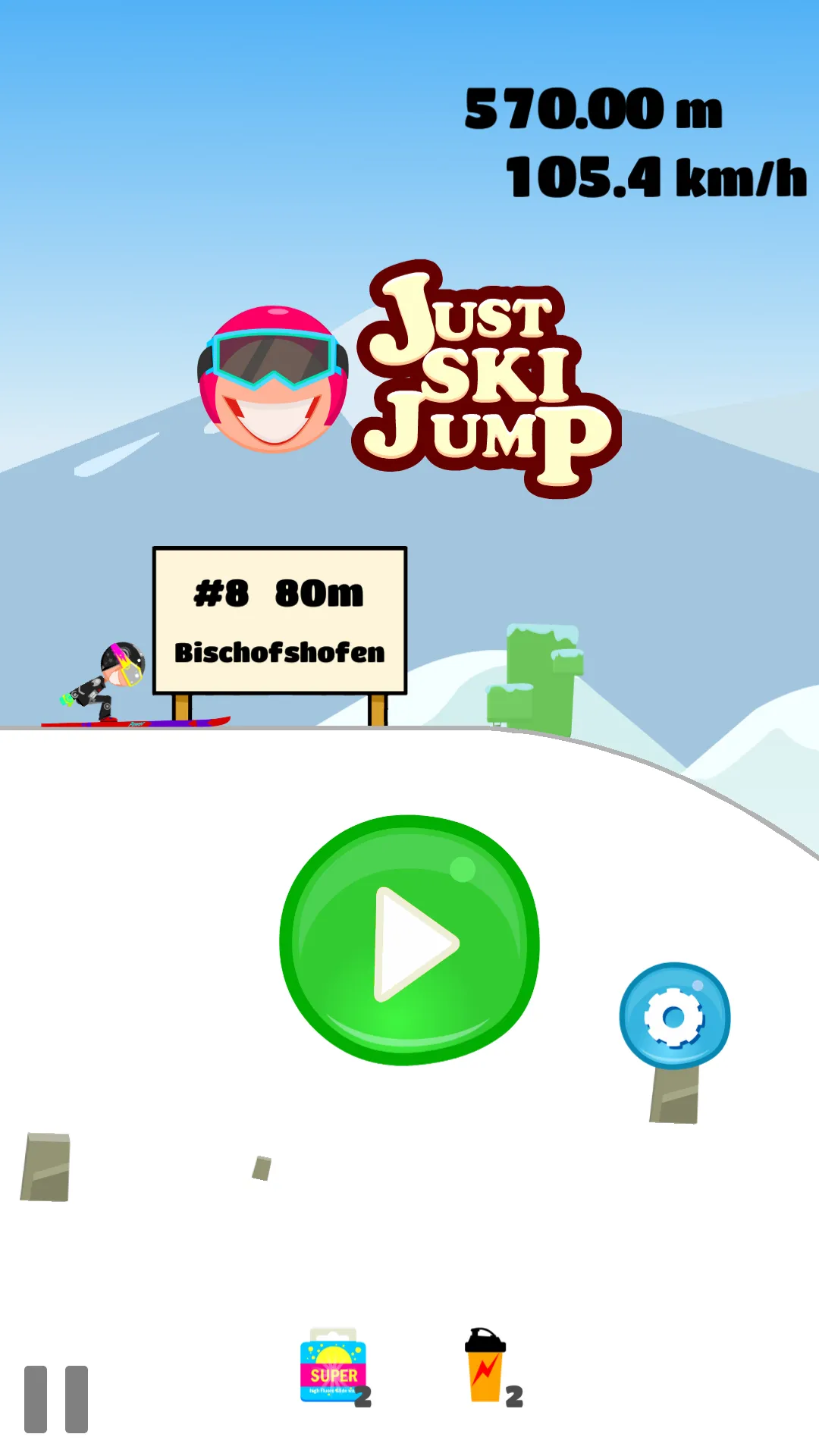 Just Ski Jump | Indus Appstore | Screenshot