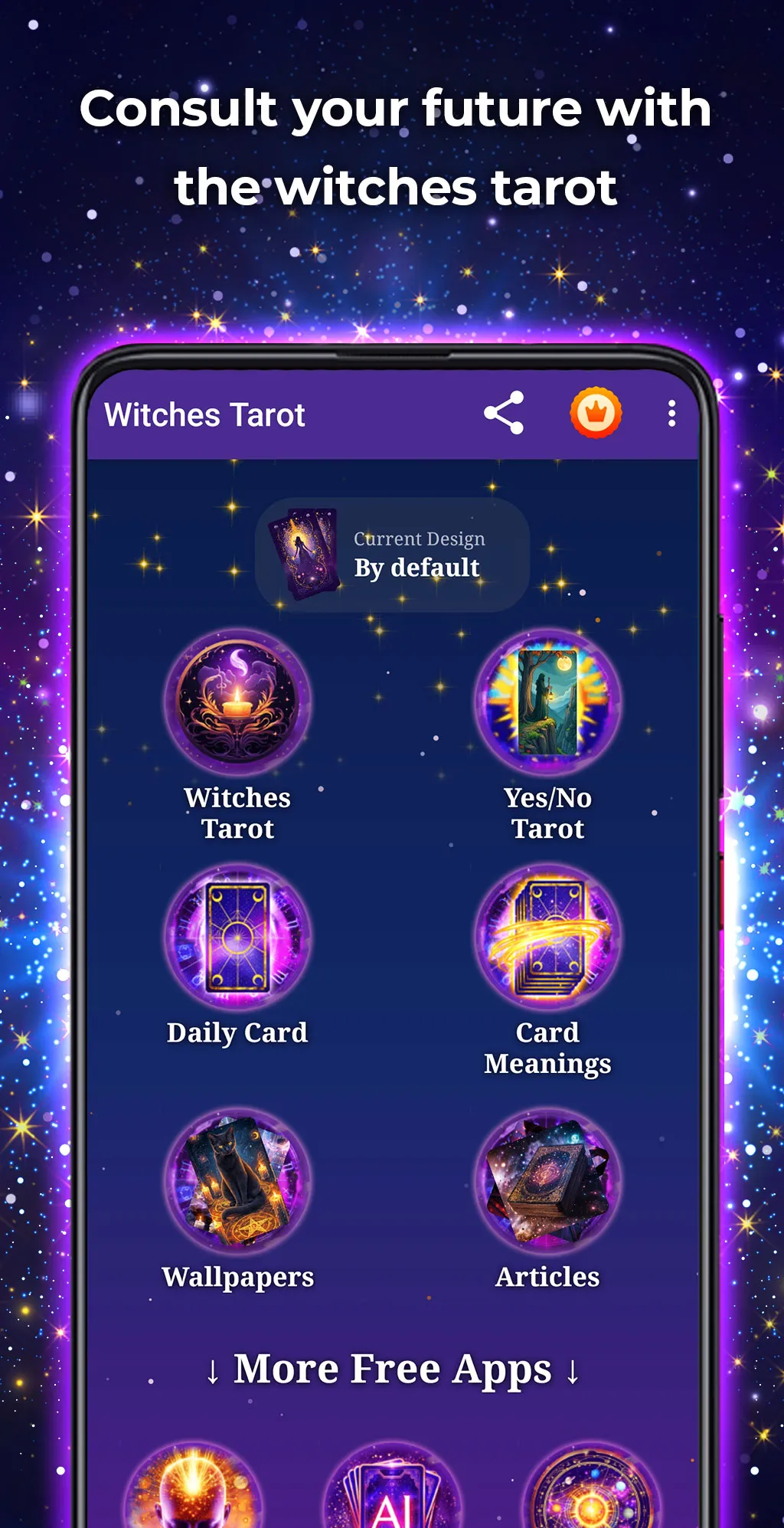 Witches Tarot in English | Indus Appstore | Screenshot