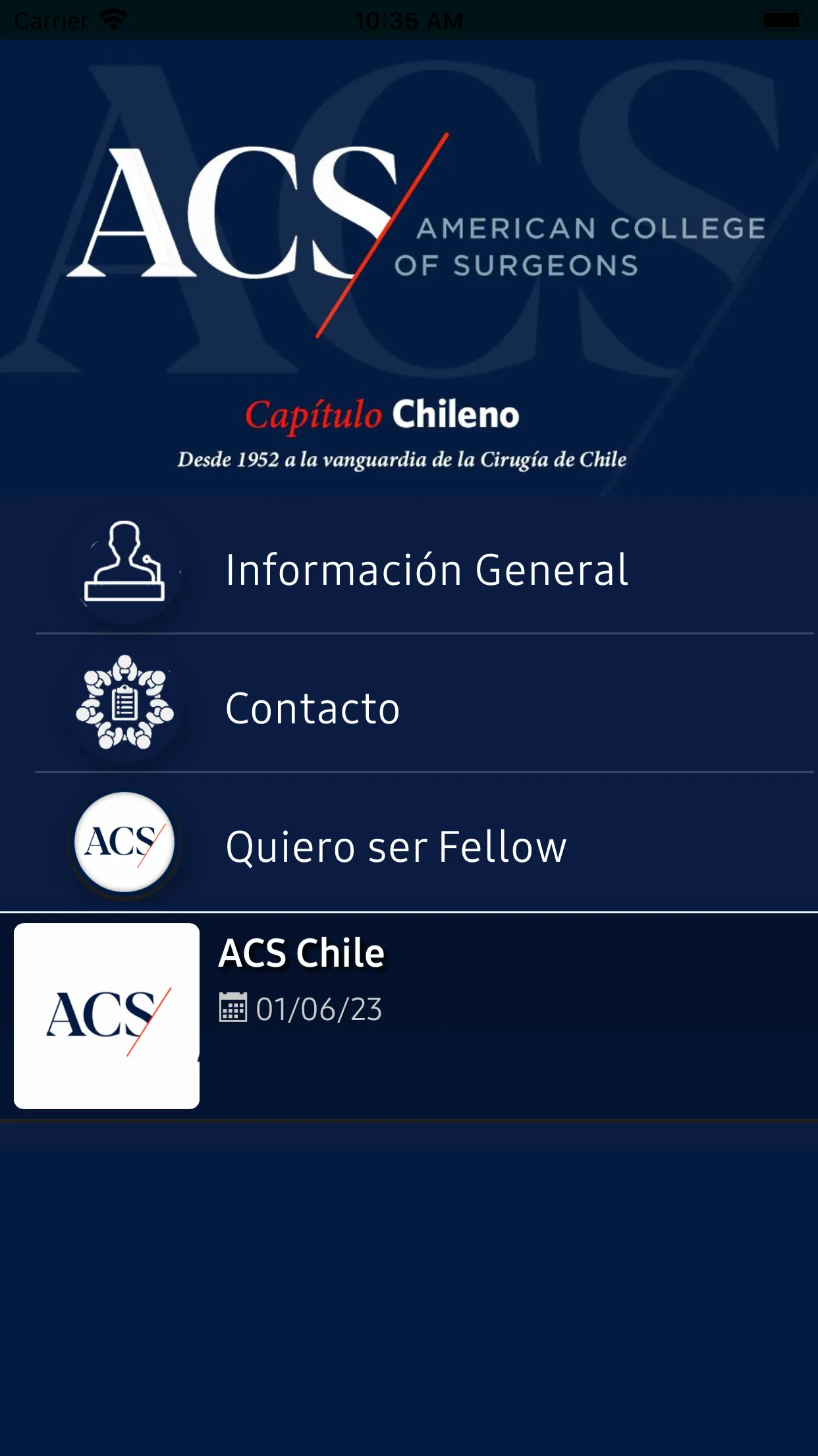 ACS Chile | Indus Appstore | Screenshot