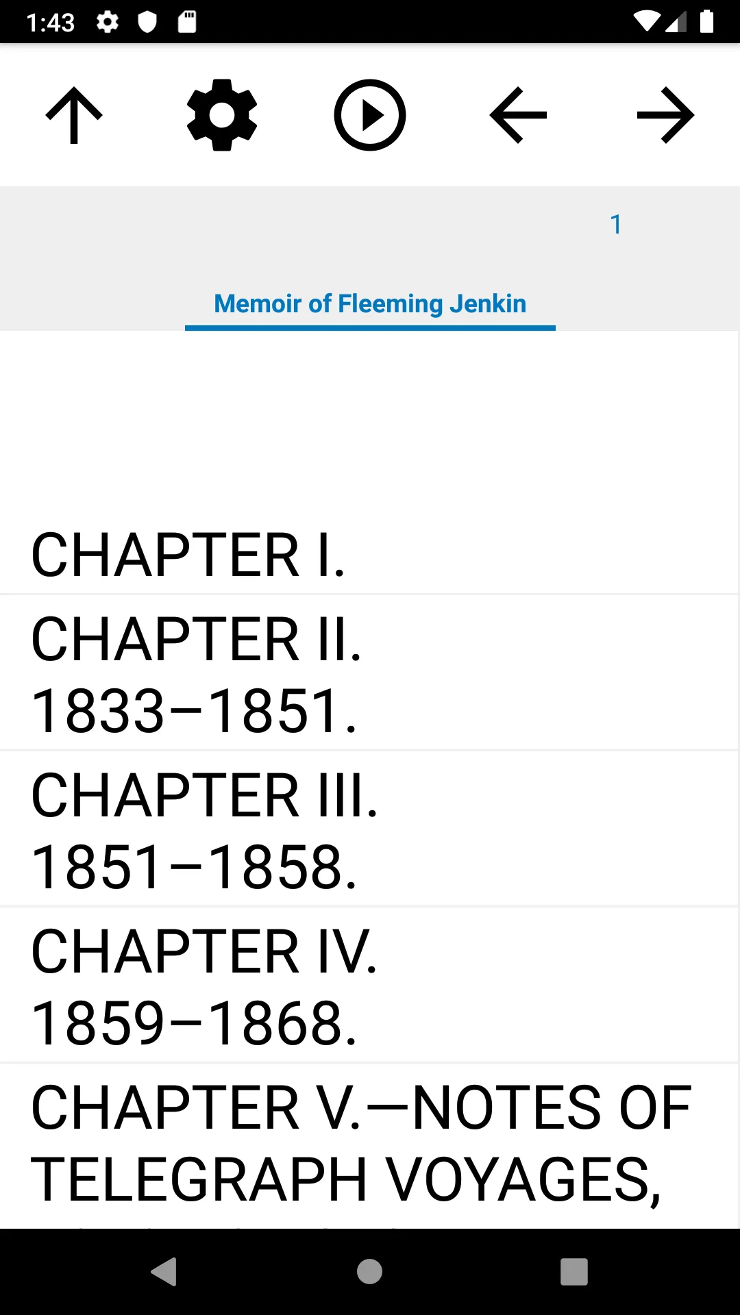 Book, Memoir of Fleeming Jenki | Indus Appstore | Screenshot