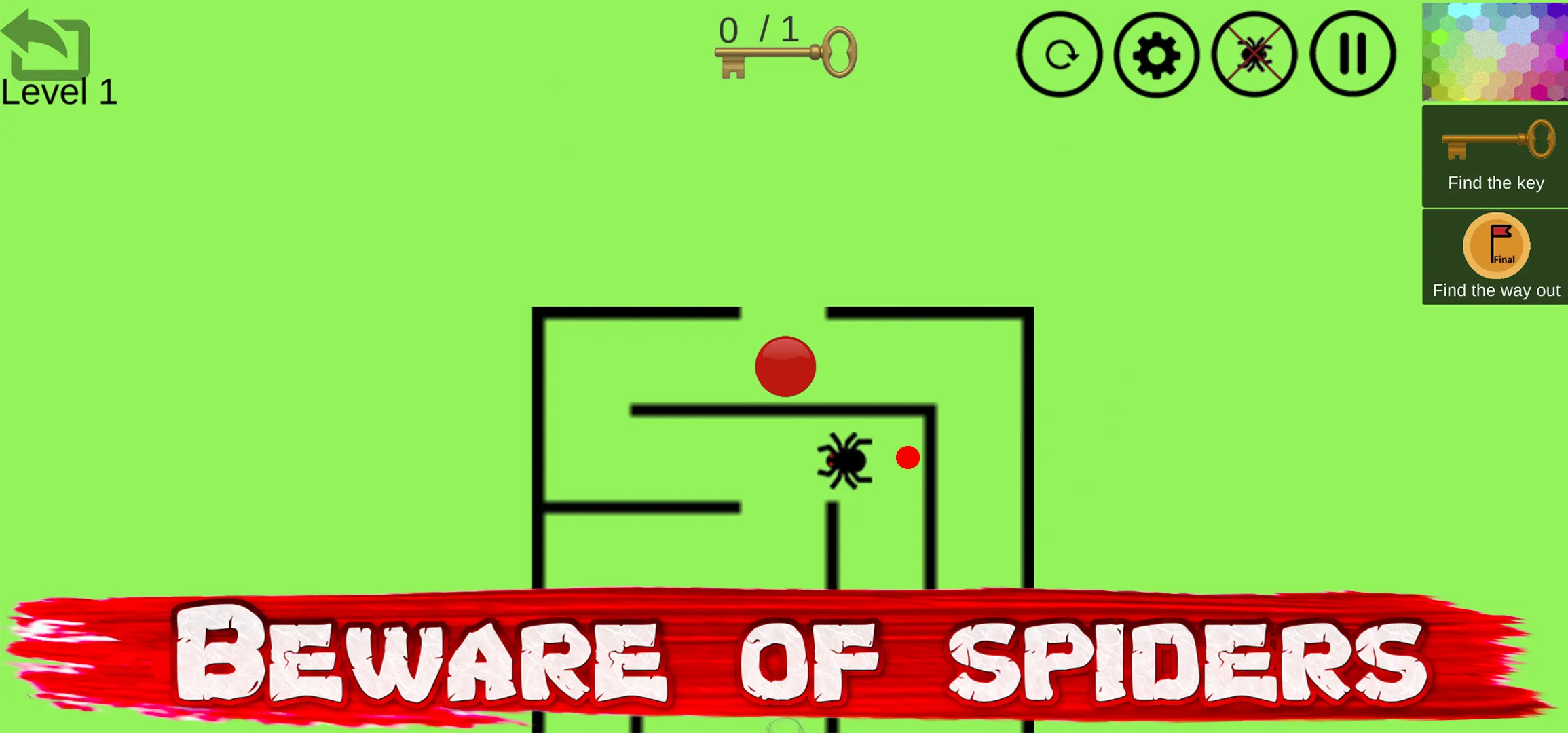 Spider Maze | Indus Appstore | Screenshot