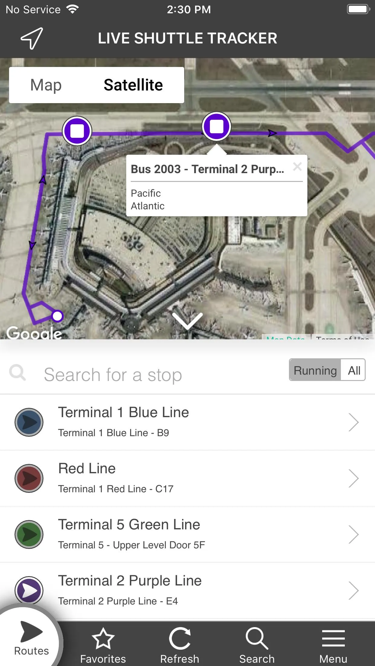 ORD Employee Shuttle | Indus Appstore | Screenshot