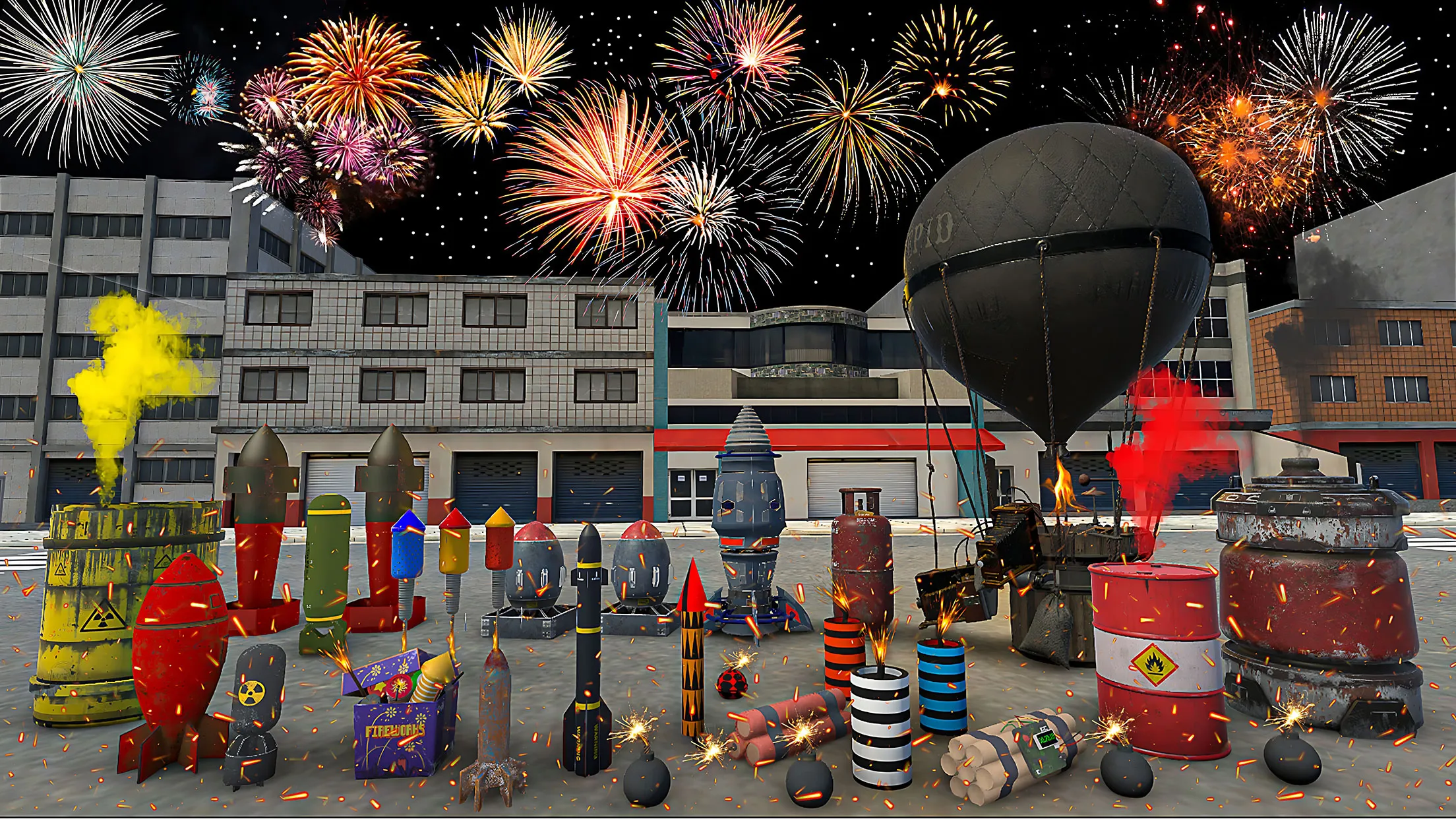 Fireworks Play: DIY Simulator | Indus Appstore | Screenshot