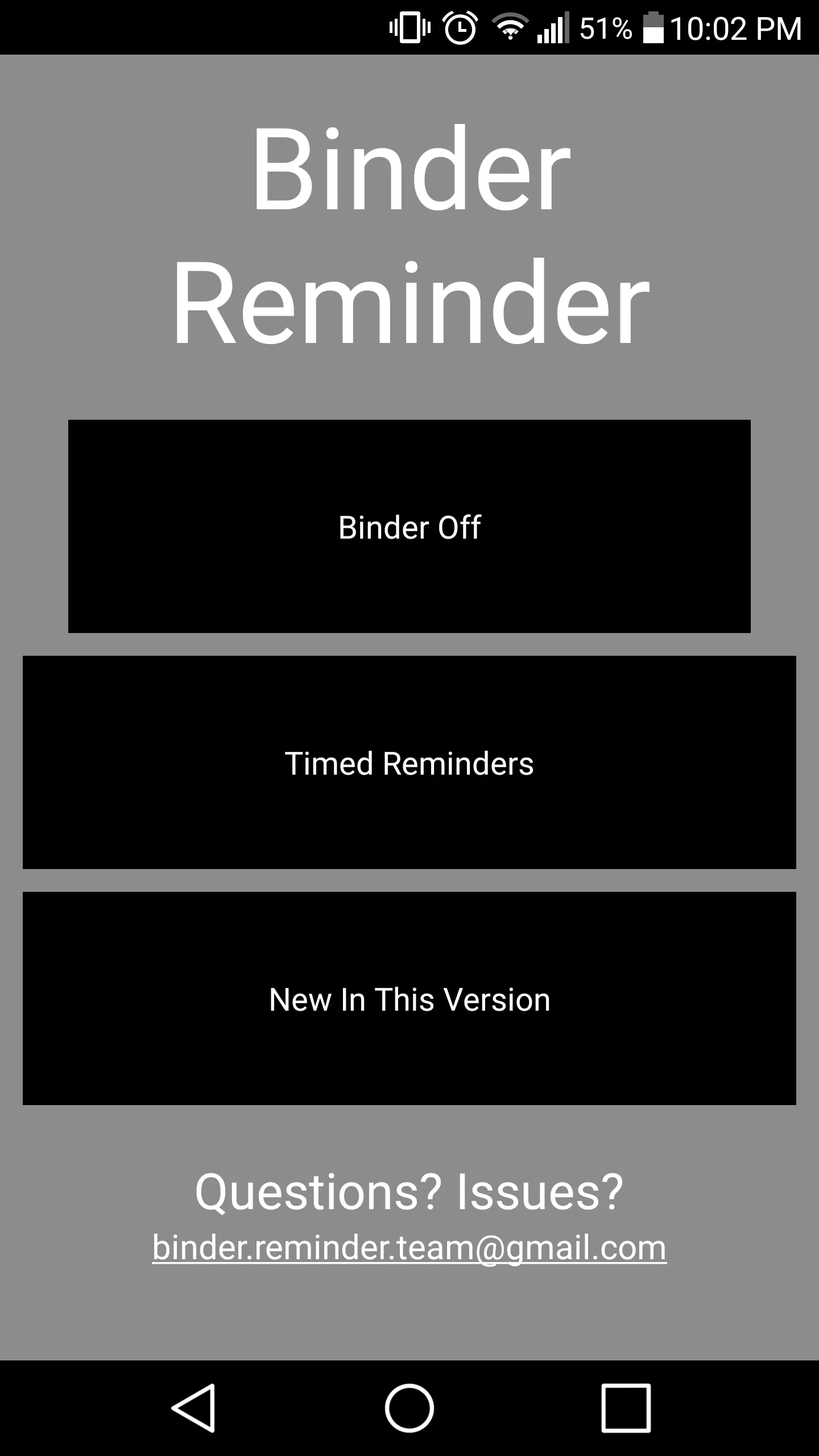 Binder Reminder | Indus Appstore | Screenshot