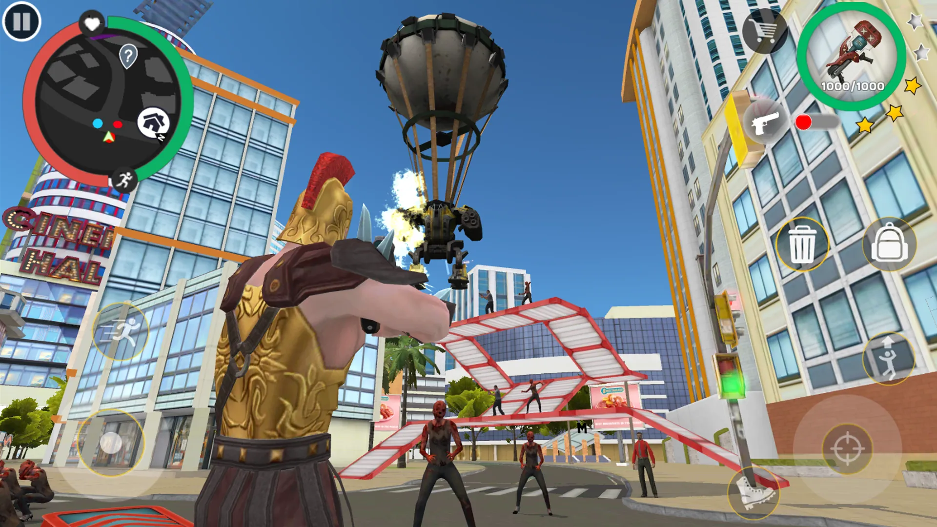 Rope Hero: Cheatground MOD | Indus Appstore | Screenshot