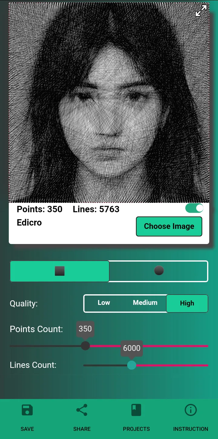 Thread Art (String Art) | Indus Appstore | Screenshot