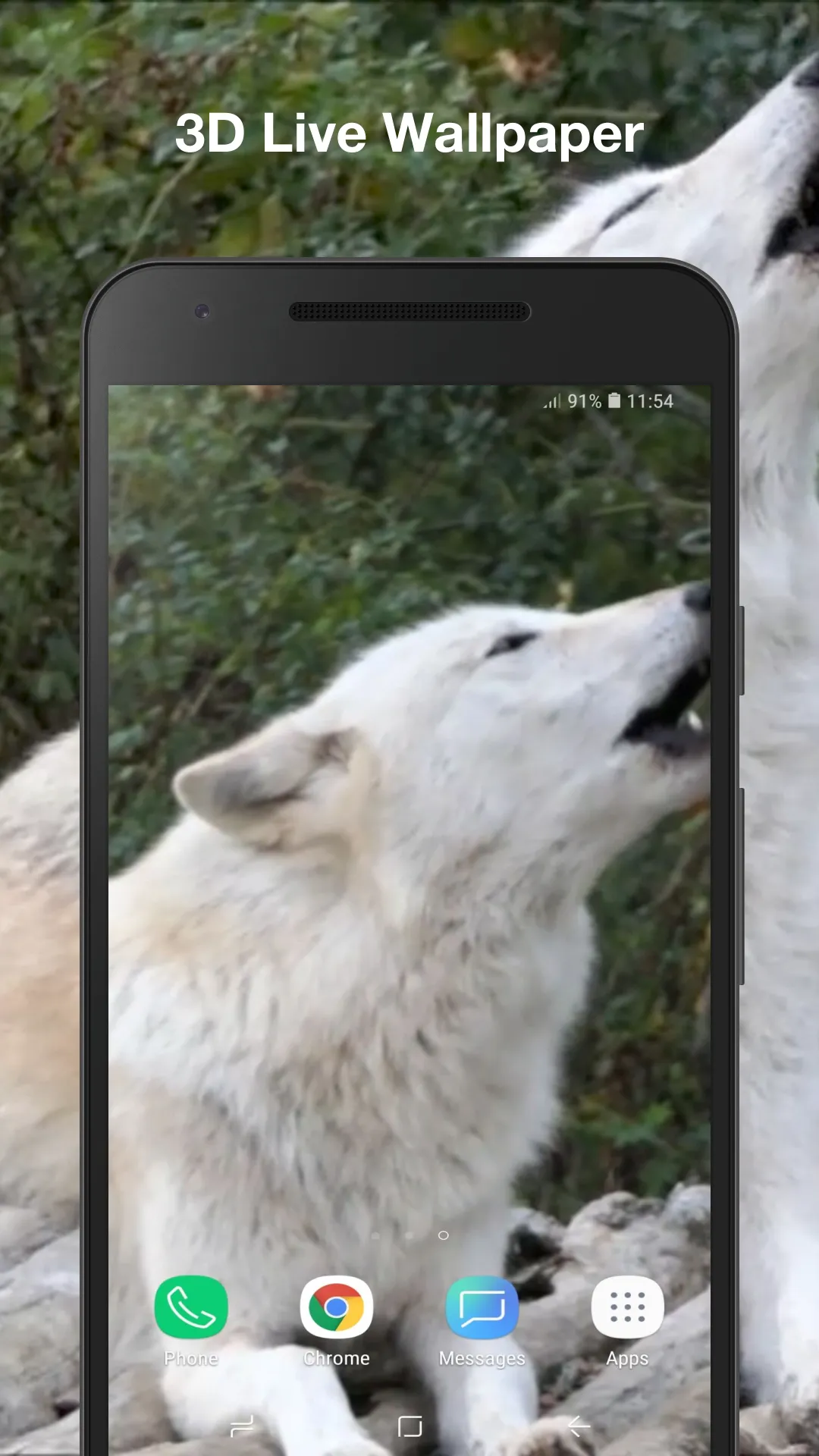 Wolf Live Wallpaper | Indus Appstore | Screenshot