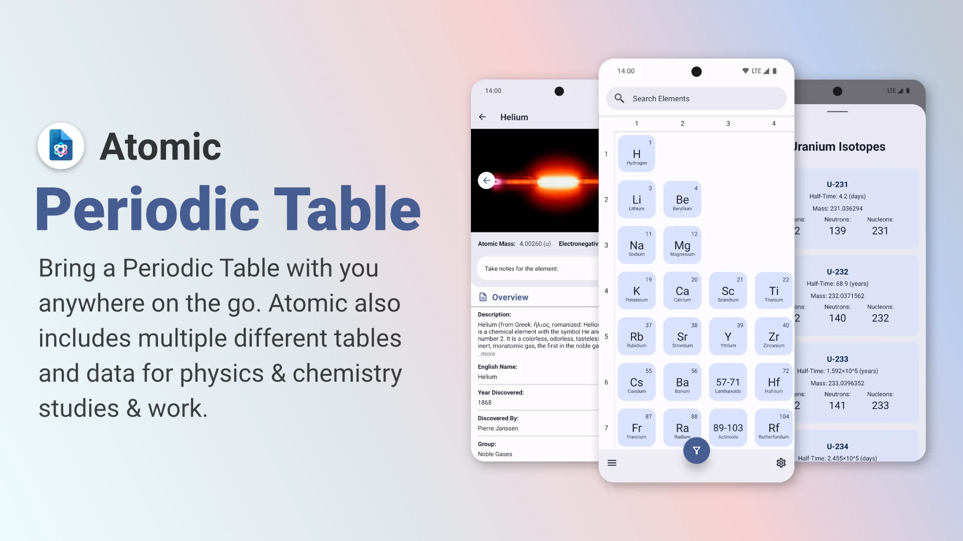 Atomic - Periodic Table | Indus Appstore | Screenshot