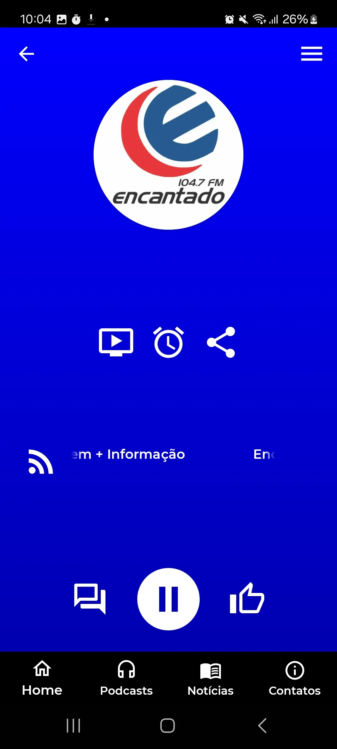 Rádio Encantado | Indus Appstore | Screenshot