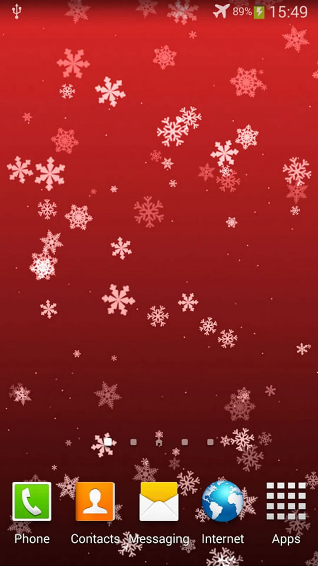 Snowflake Live Wallpaper | Indus Appstore | Screenshot