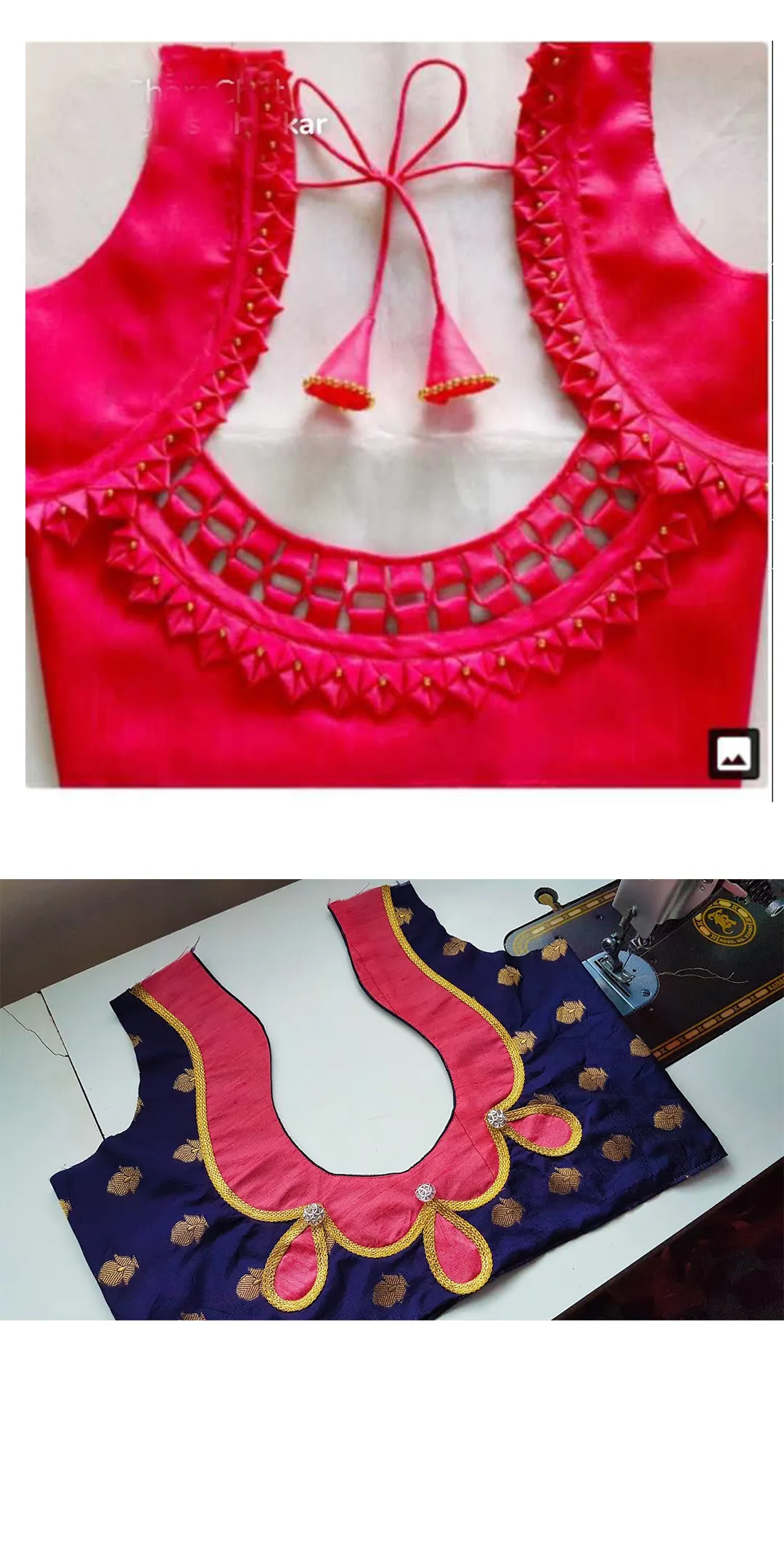 Saree Blouse Neck Designs | Indus Appstore | Screenshot