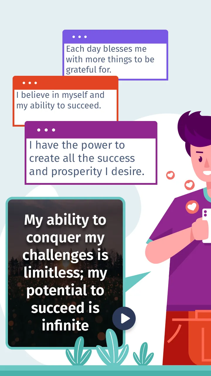 Purify: Positive Affirmations  | Indus Appstore | Screenshot