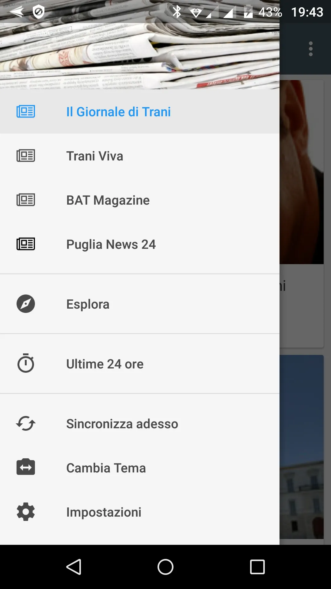 Trani notizie locali | Indus Appstore | Screenshot