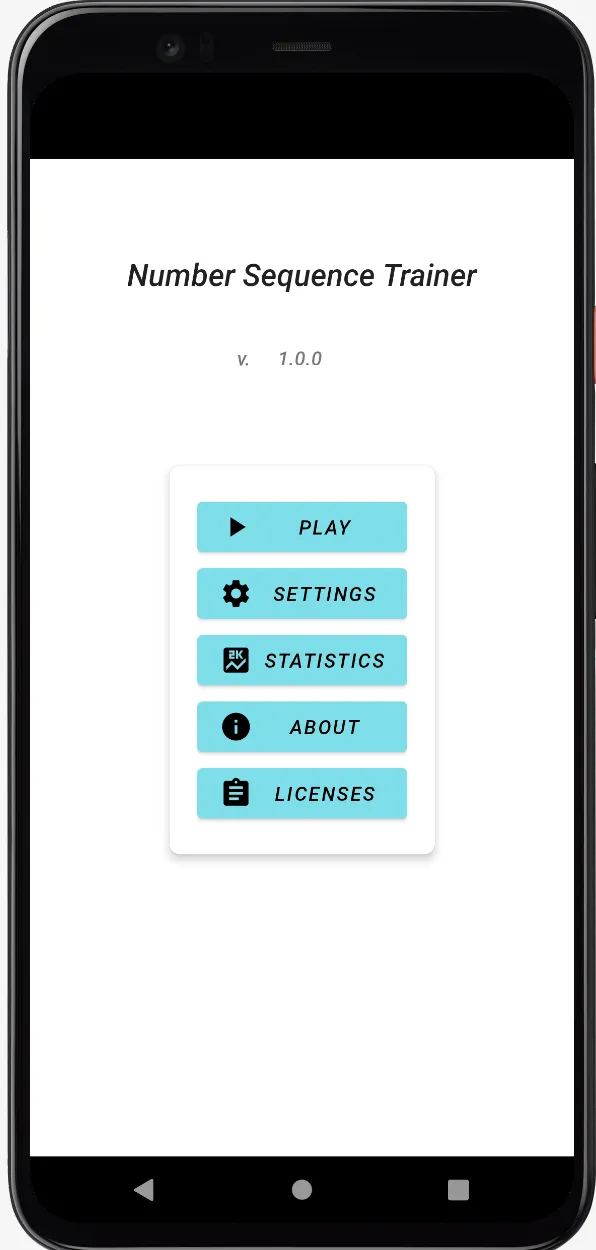 Number Sequence Trainer | Indus Appstore | Screenshot