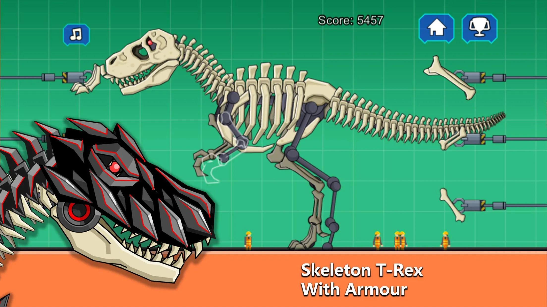 T-Rex Dinosaur Fossils Robot | Indus Appstore | Screenshot