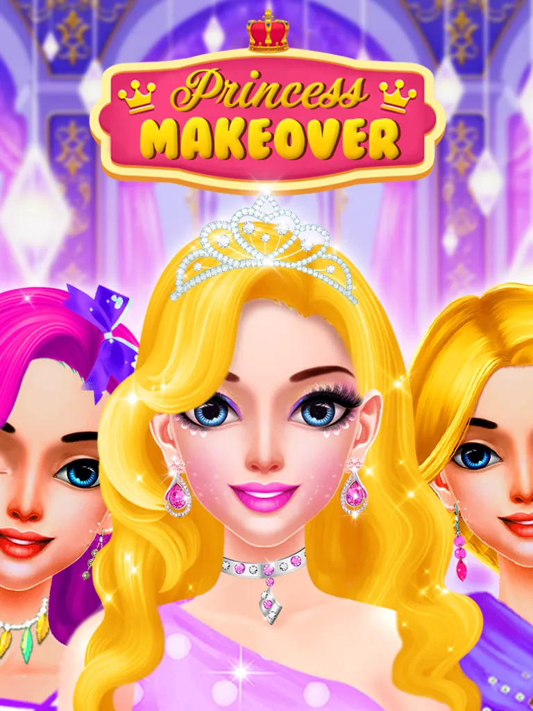 Pink Princess Makeover & Dress | Indus Appstore | Screenshot