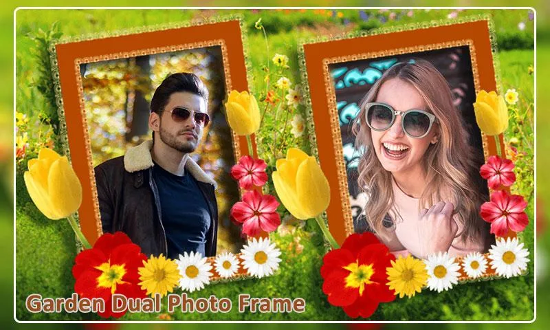 Garden Dual Photo Frames | Indus Appstore | Screenshot