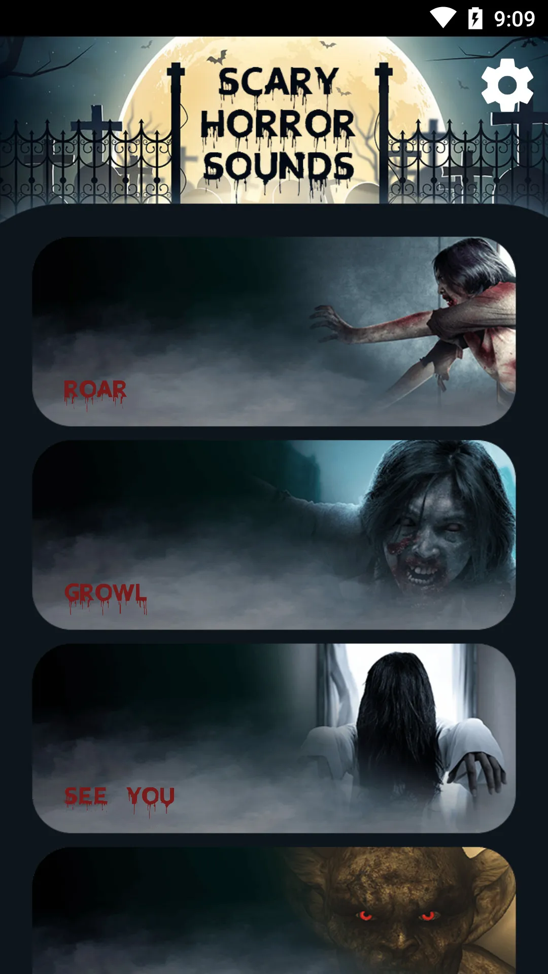 Scary Horror Sounds | Indus Appstore | Screenshot