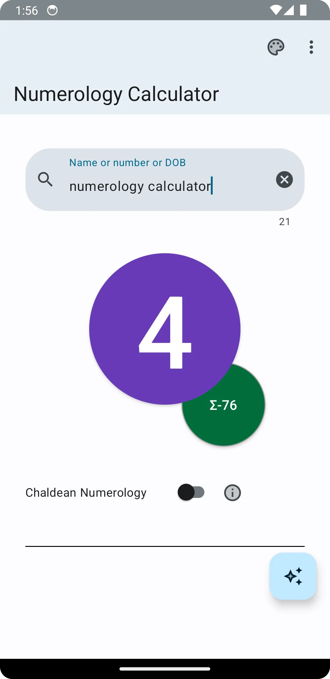 Numerology Calculator | Indus Appstore | Screenshot