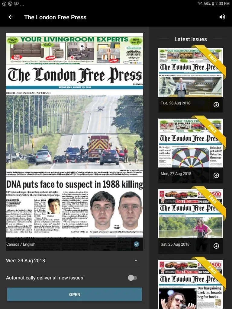 ePaper London Free Press | Indus Appstore | Screenshot