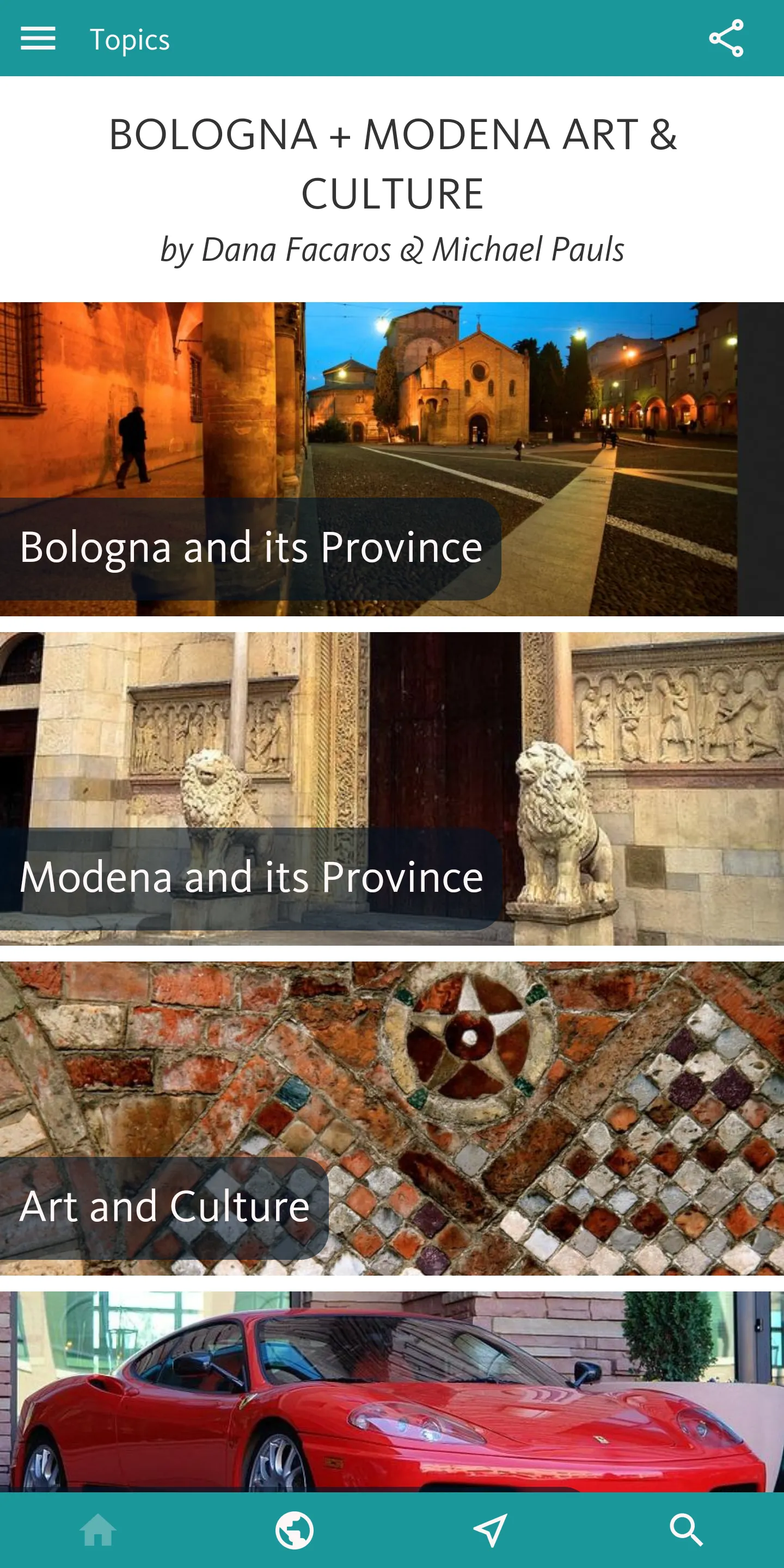 Bologna + Modena Art & Culture | Indus Appstore | Screenshot