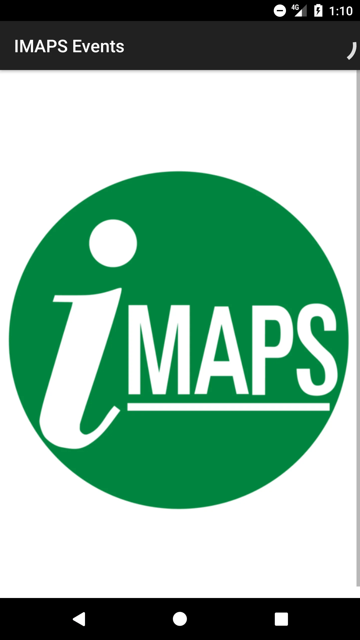 IMAPS Events | Indus Appstore | Screenshot