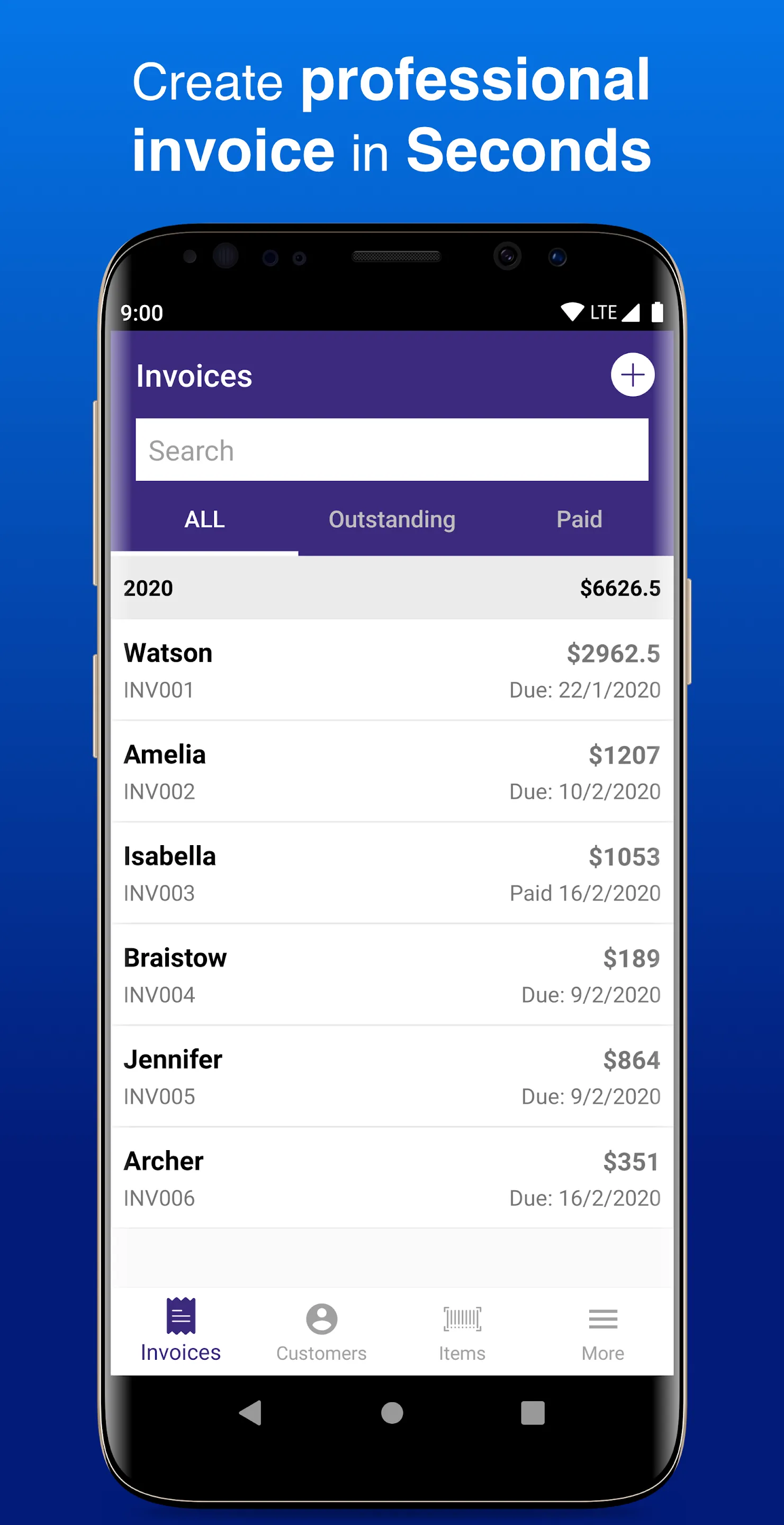 Simple invoice maker, Estimate | Indus Appstore | Screenshot