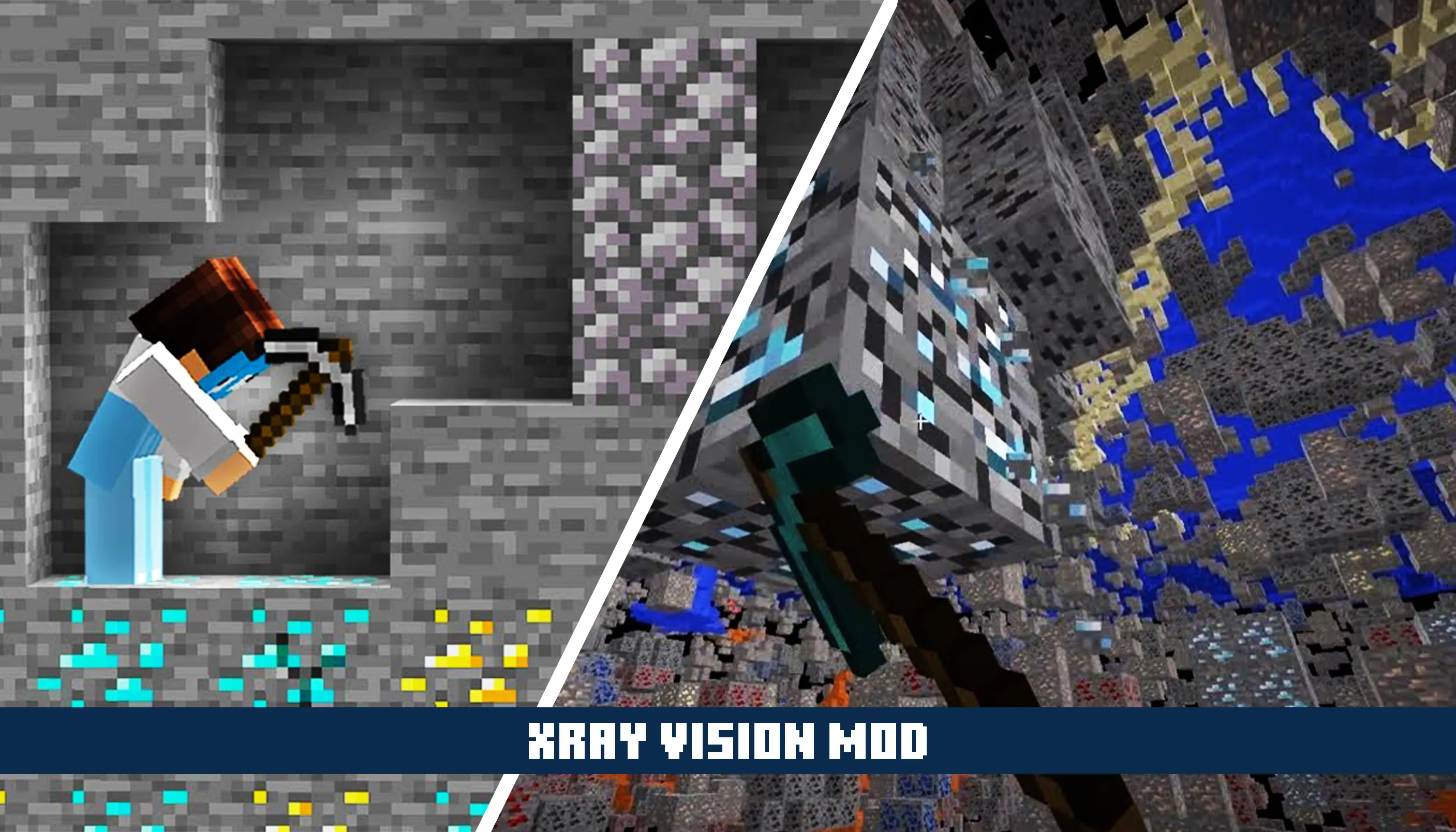 X-ray Vision Mod For Minecraft | Indus Appstore | Screenshot