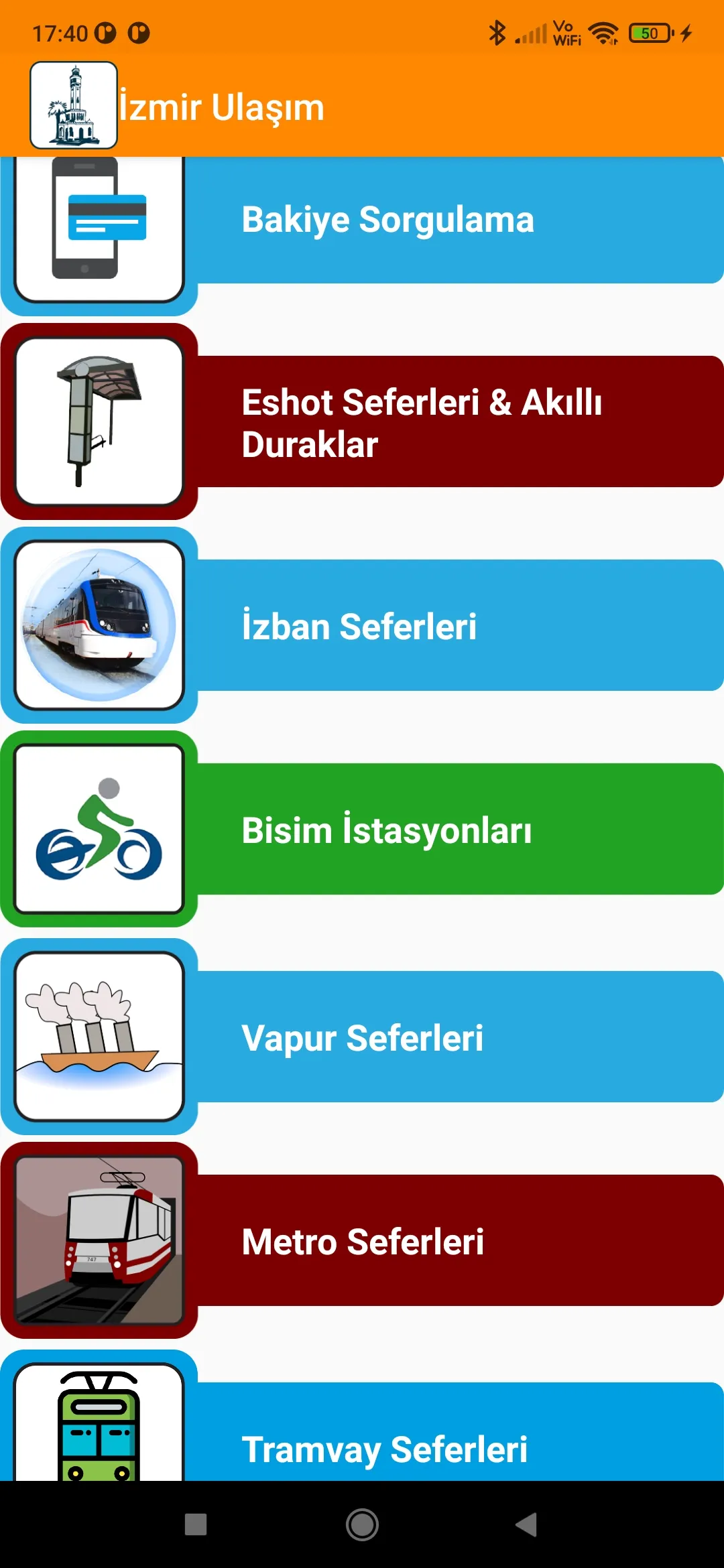 İzmir Akıllı Ulaşım Rehberi | Indus Appstore | Screenshot