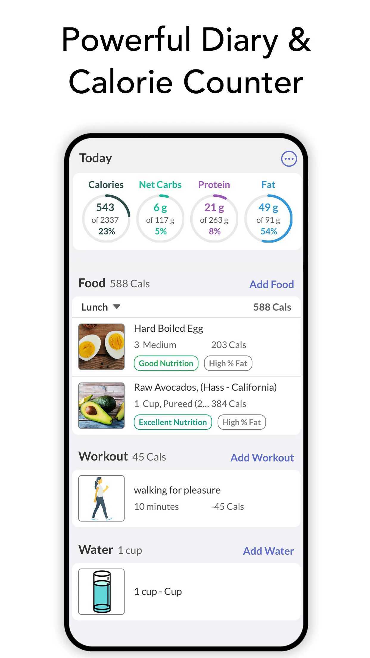 Carb & Keto Manager - Aspire | Indus Appstore | Screenshot