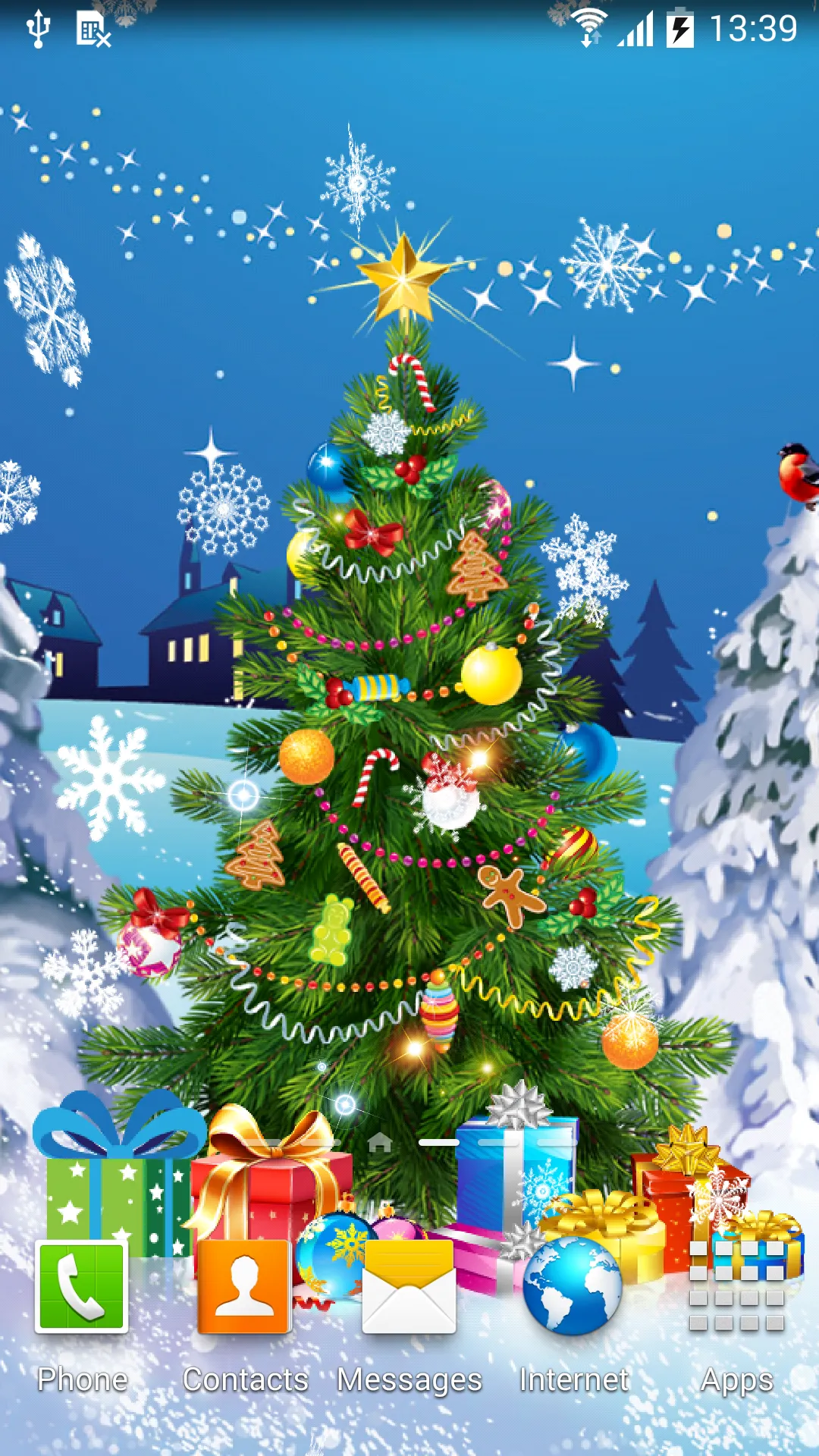 Christmas Live Wallpaper | Indus Appstore | Screenshot