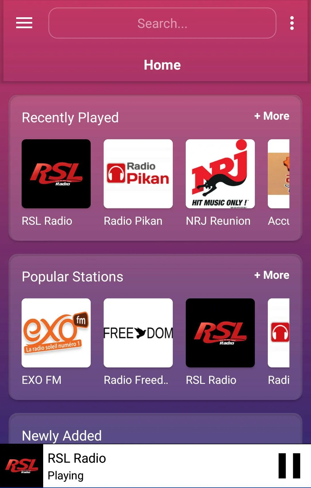 A2Z Reunion FM Radio | Indus Appstore | Screenshot