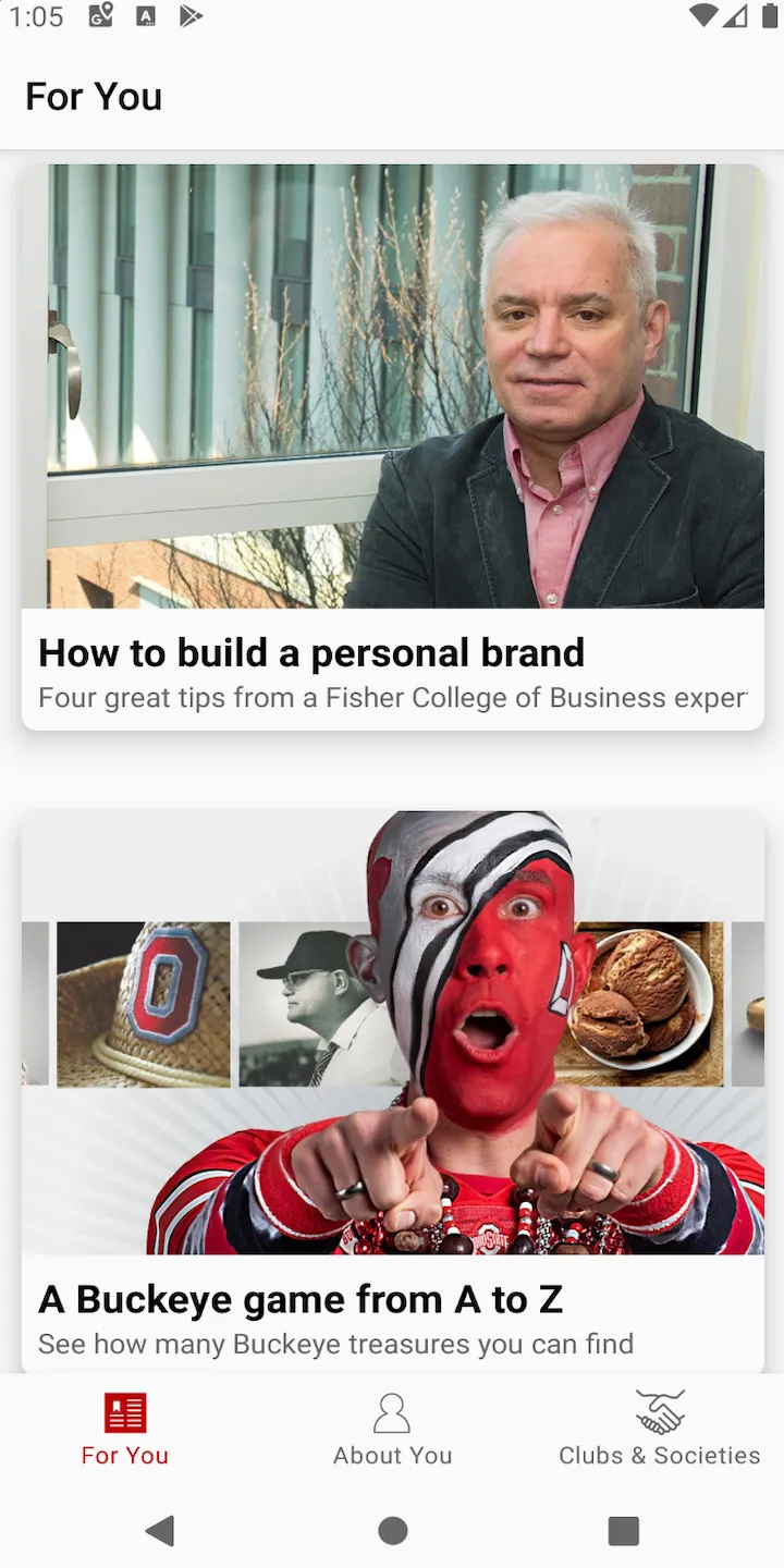 Ohio State Alumni | Indus Appstore | Screenshot