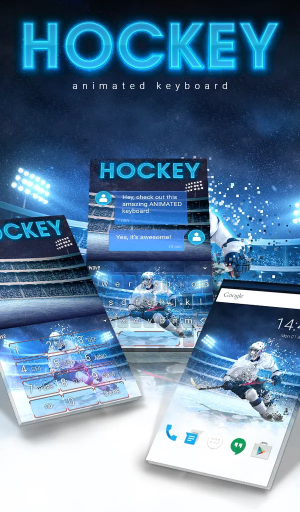 Hockey Animated Keyboard | Indus Appstore | Screenshot