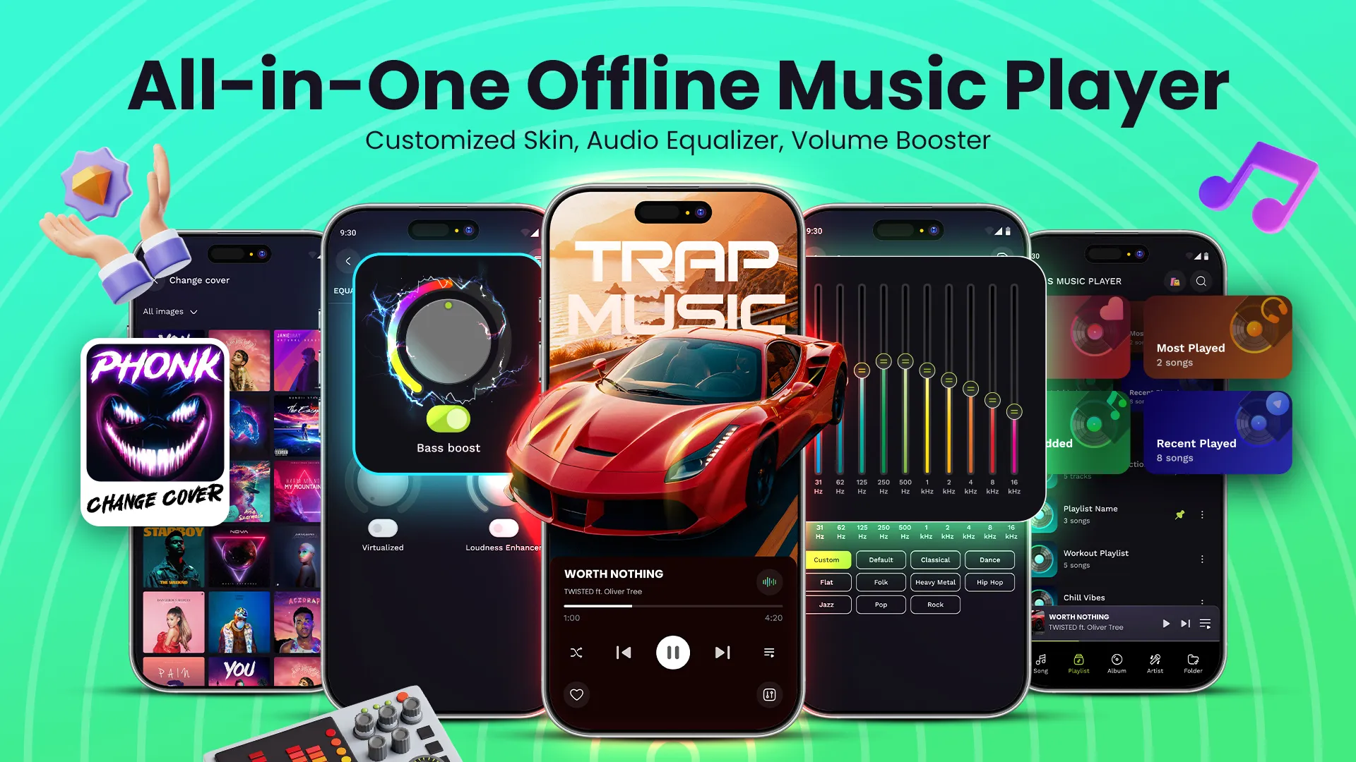 Offline Music Player - MP3 App | Indus Appstore | Screenshot