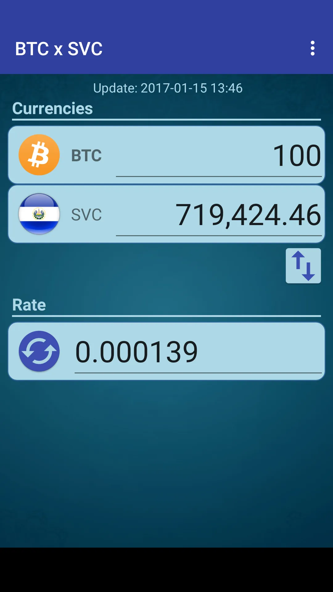 Bitcoin x Salvadoran Colon | Indus Appstore | Screenshot