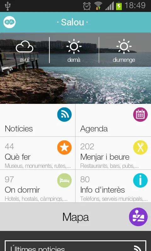 Salou al mòbil | Indus Appstore | Screenshot