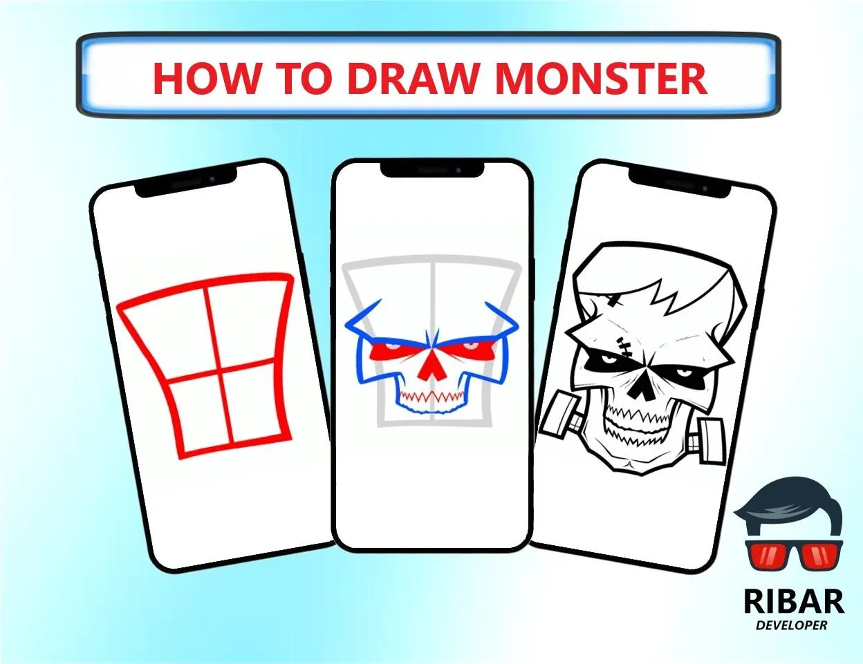 How To Draw Monster | Indus Appstore | Screenshot