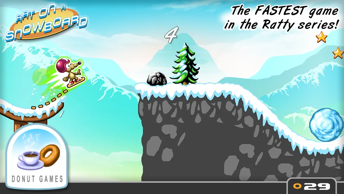 Rat On A Snowboard | Indus Appstore | Screenshot