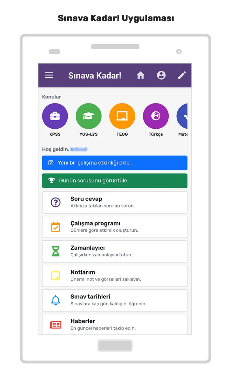 Sınava Kadar! | Indus Appstore | Screenshot