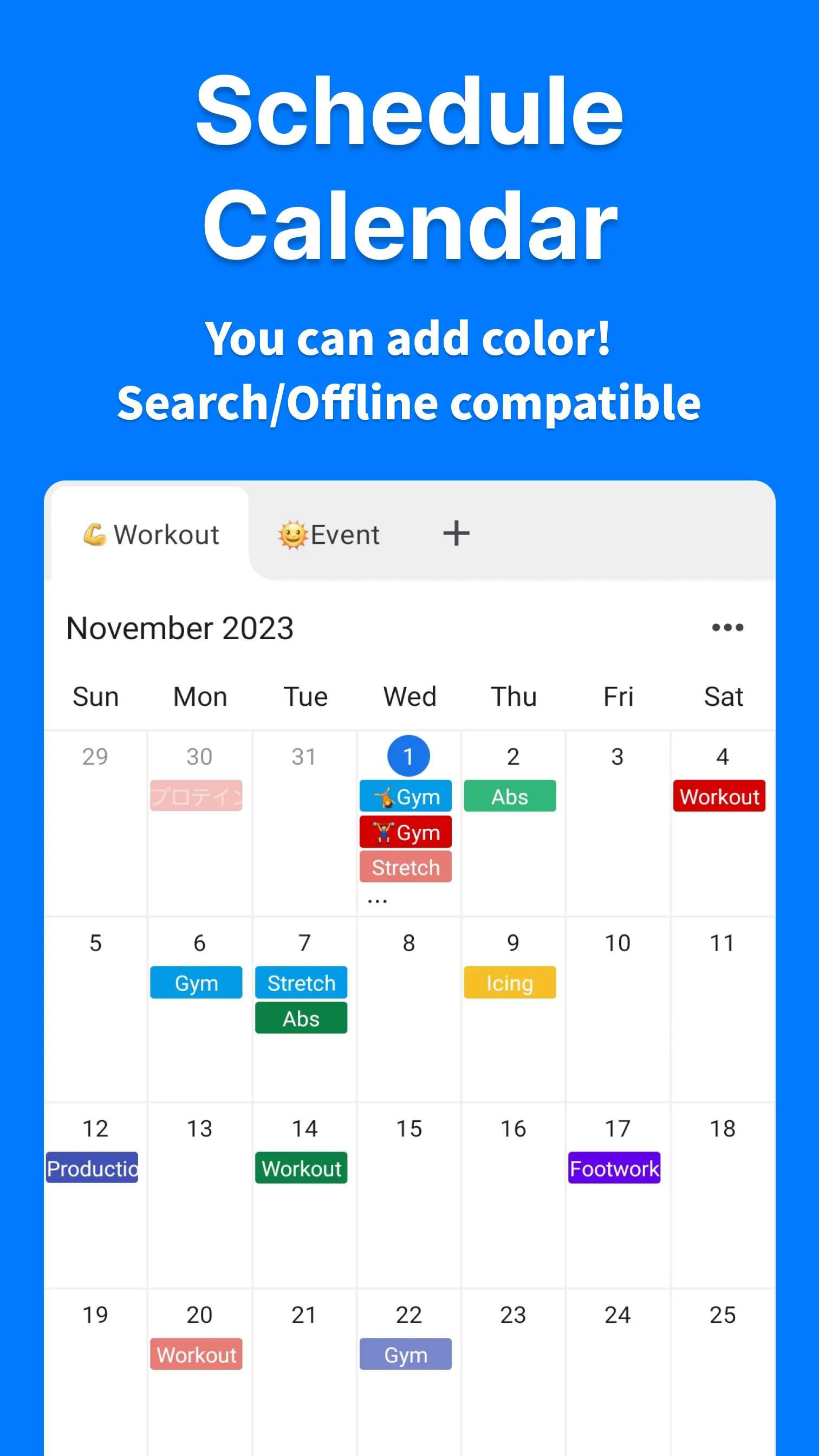 Schedule Calendar - Planner | Indus Appstore | Screenshot