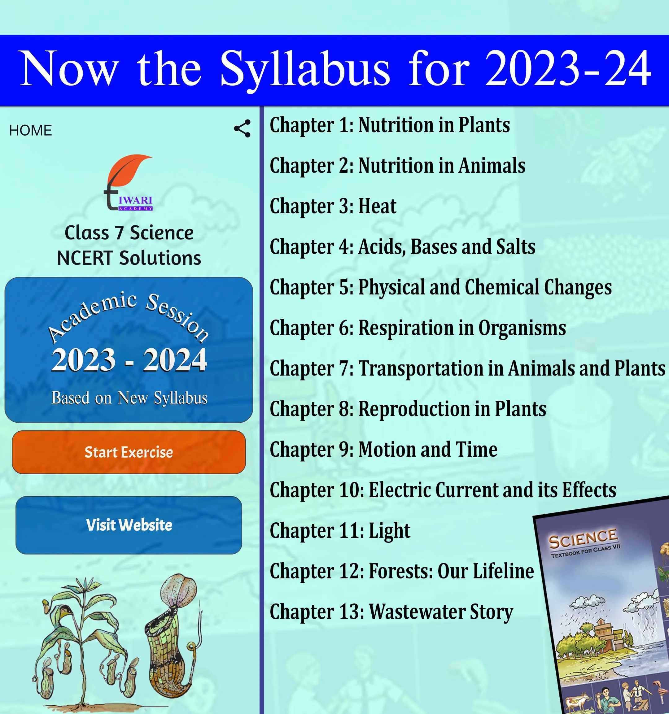 Class 7 Science for 2023-24 | Indus Appstore | Screenshot