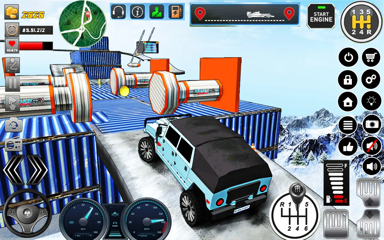 Extreme Jeep Snow Stunts | Indus Appstore | Screenshot