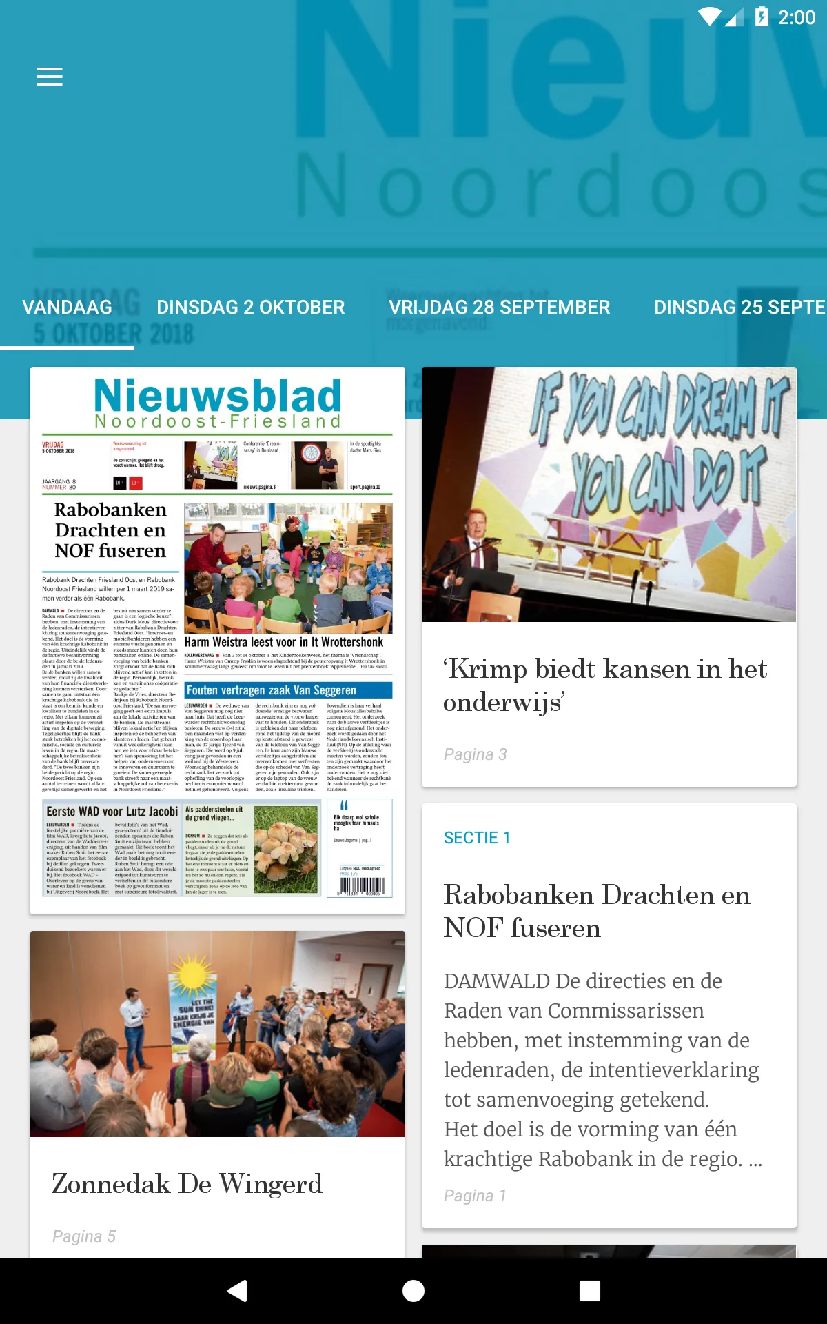 Nieuwsblad Noordoost Friesland | Indus Appstore | Screenshot