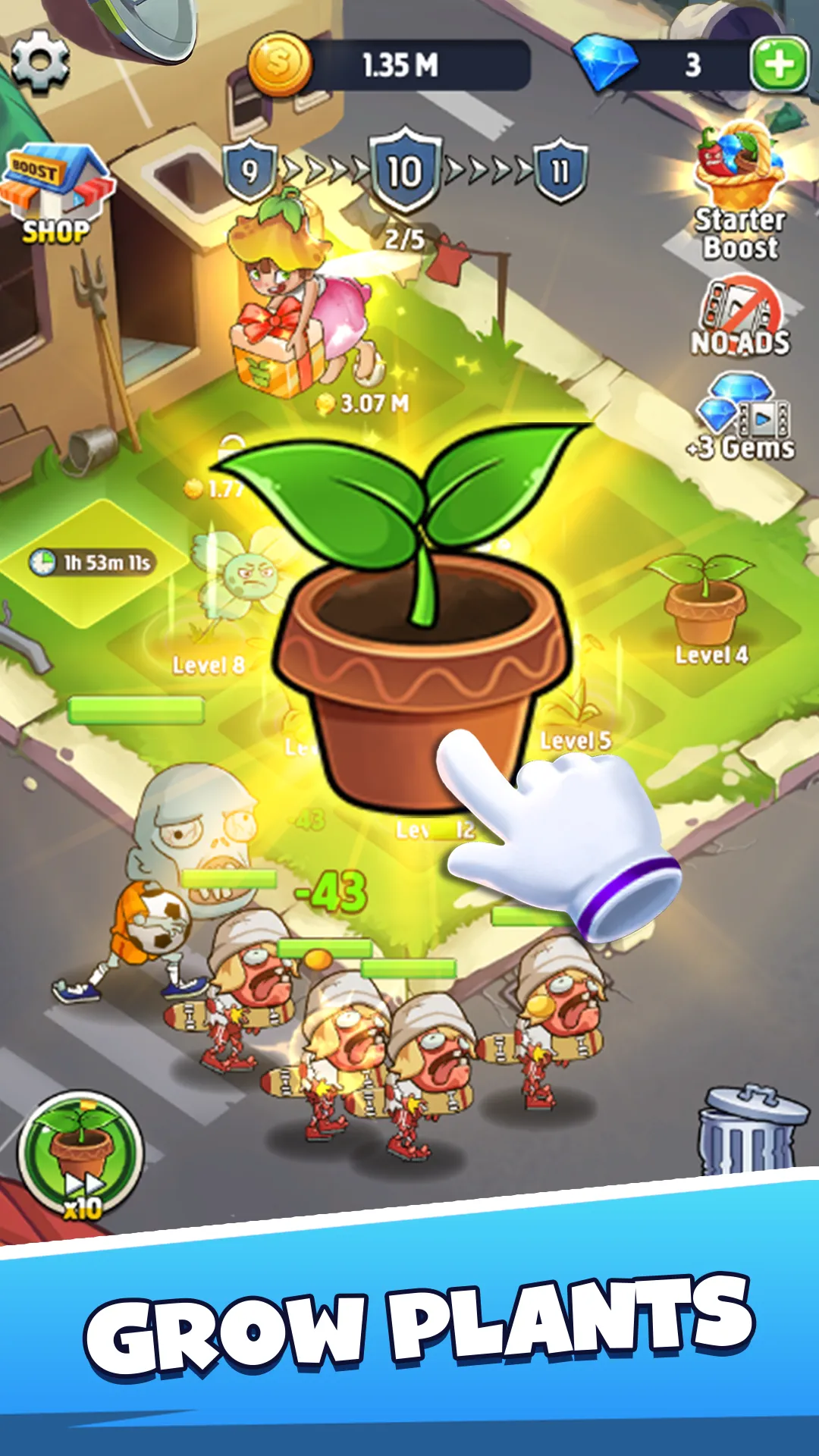 Merge Plants – Monster Defense | Indus Appstore | Screenshot