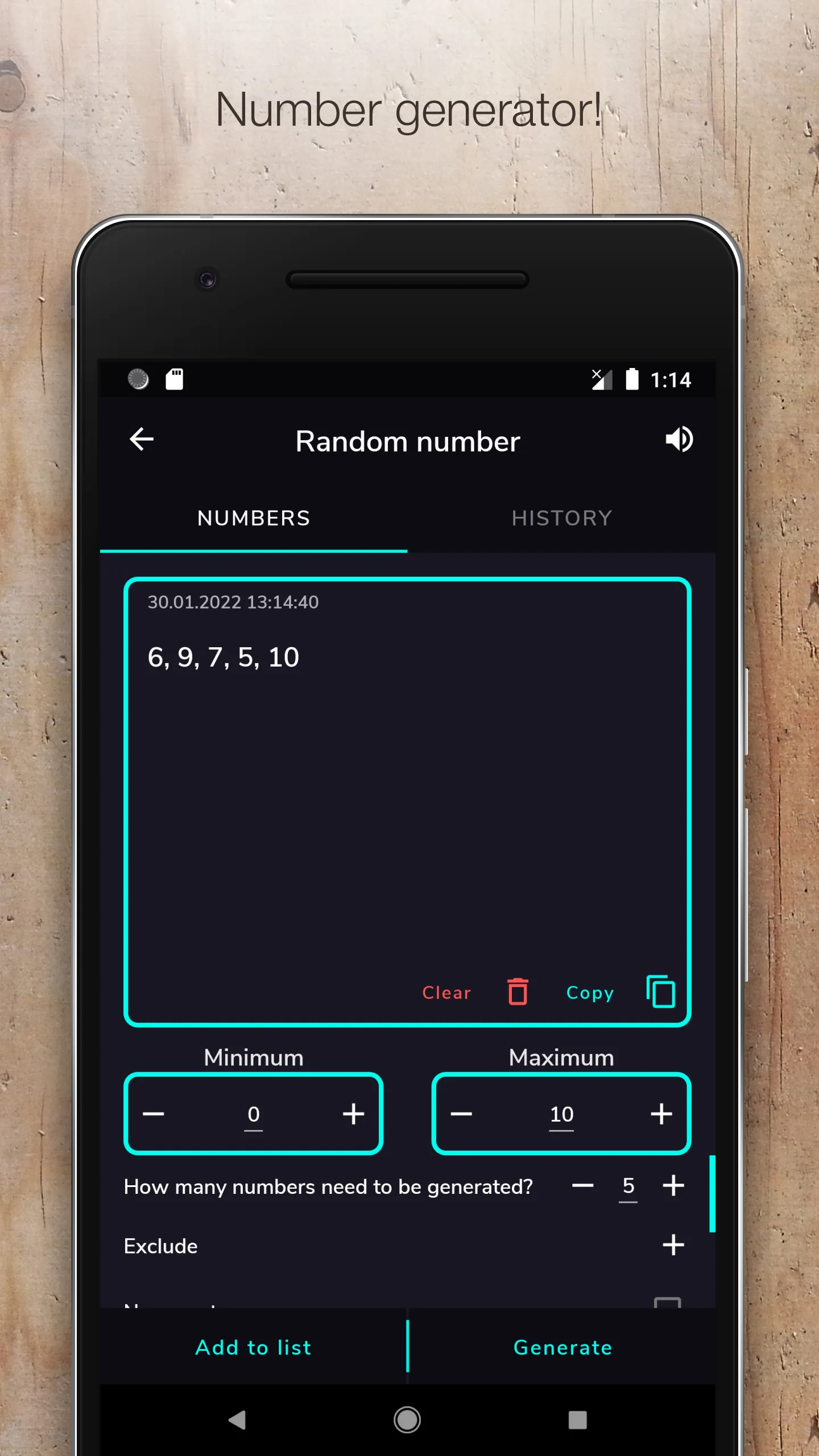 Random Generator | Indus Appstore | Screenshot