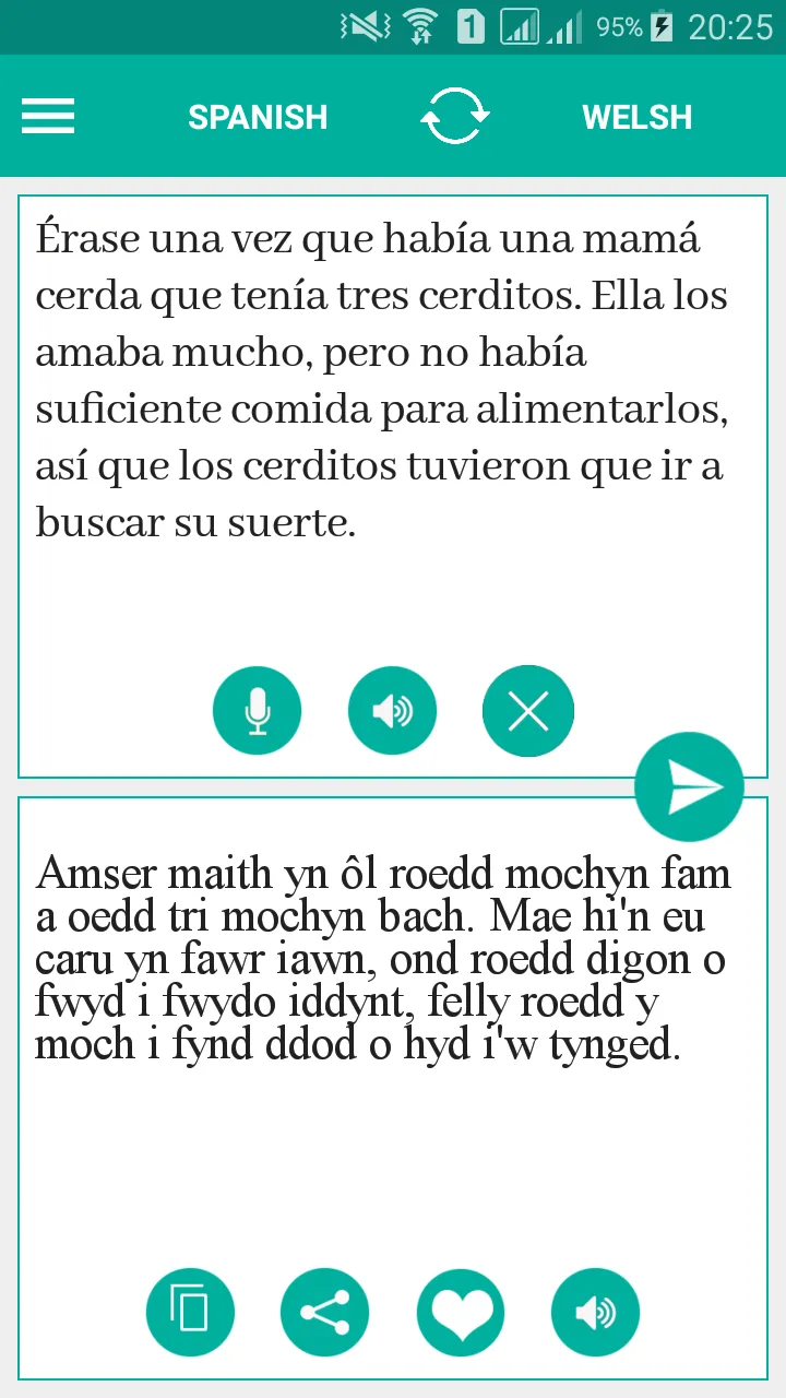 Welsh Spanish Translator | Indus Appstore | Screenshot